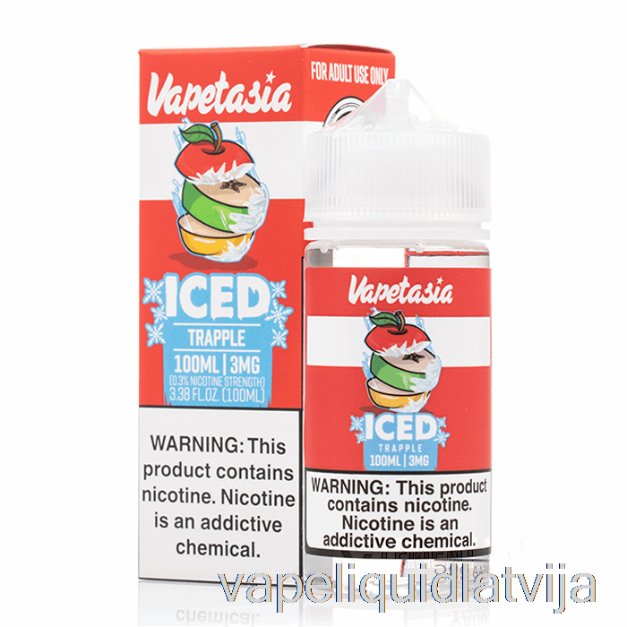 Iced Trapple - Vapetasia - 100ml 0mg Vape šķidrums